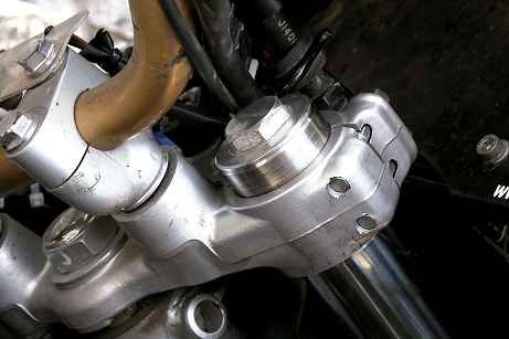 Gabelverl&auml;ngerung auf 40 mm eingestellt