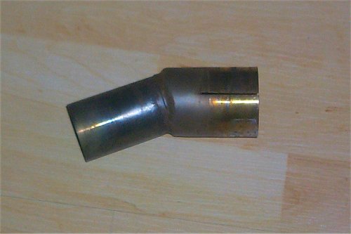 Bild 1. Altes Adapter-Rohr