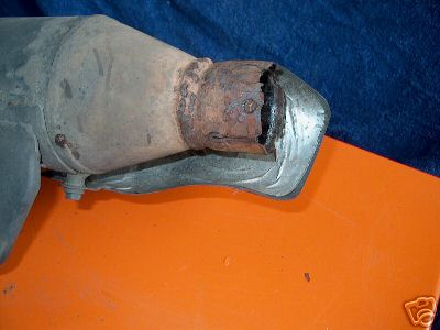 Bild 5. Vergammeltes Anschlussst&uuml;ck