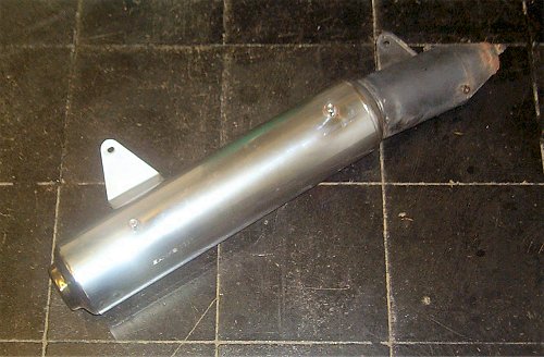 Bild 6. Alter Auspuff frisch aufpoliert