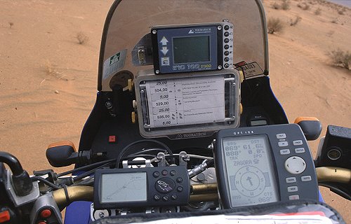Cockpit mit RS232-Schnittstelle und GPS-Ger�ten