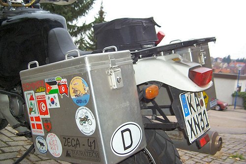Gep&auml;ckbr&uuml;cke, Ansicht links hinten