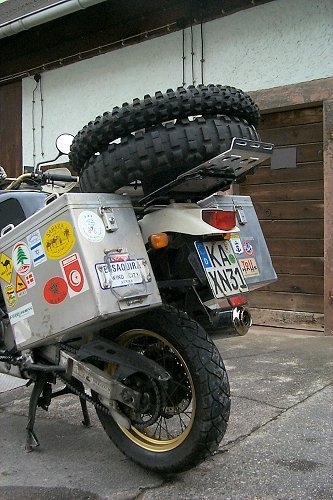 Gep&auml;ckbr&uuml;cke verl&auml;ngert, f&uuml;r Reifentransport