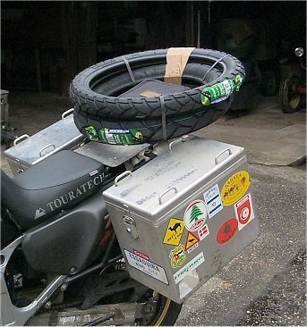 Gep&auml;ckbr&uuml;cke verl&auml;ngert, f&uuml;r Reifentransport