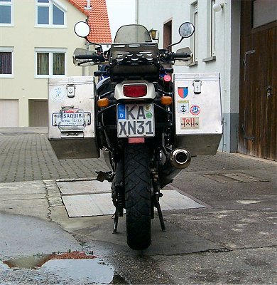 SlimTwin-Tr&auml;ger mit je zwei 41 Liter Koffern -> 98 cm breit