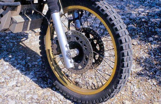 Doppelscheibenbremse der Africa Twin