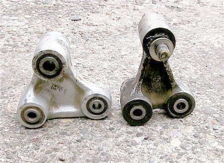 Umlenkhebel, links AT, rechts TA